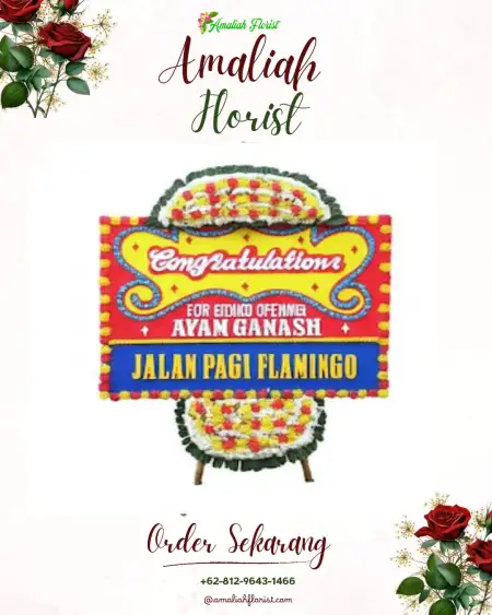 Sewa Papan Bunga Kemujan